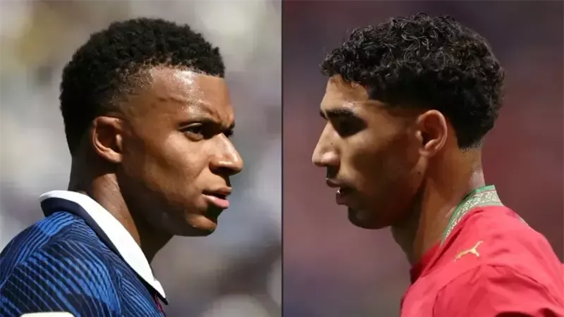 مبابي وحكيمي، فيتو