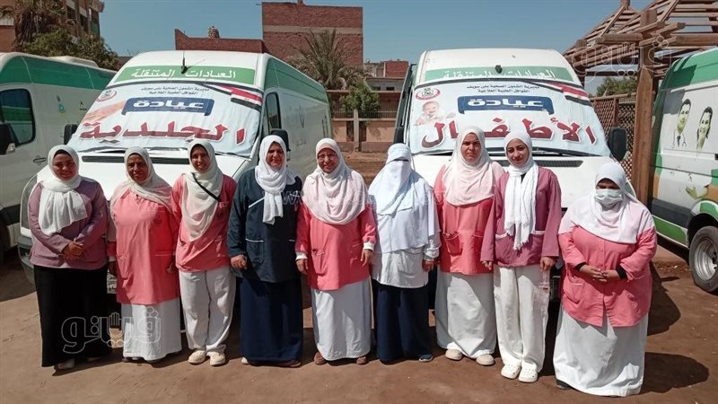 قافلة طبية بقرية