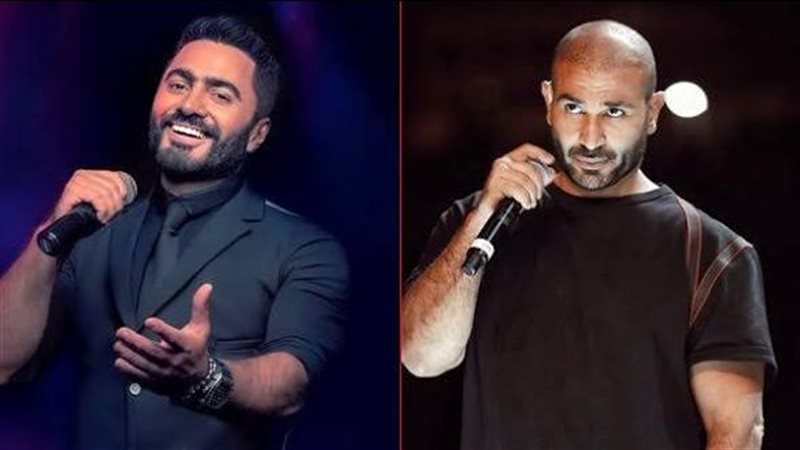 أحمد سعد وتامر حسني،