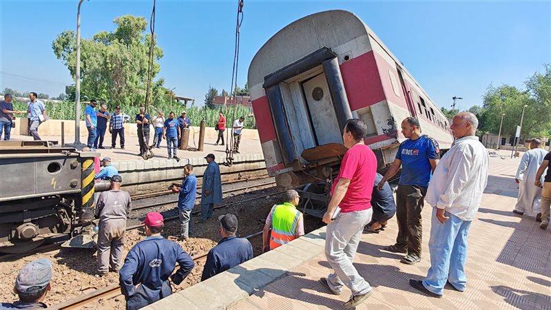 موقع حادث خروج إحدى