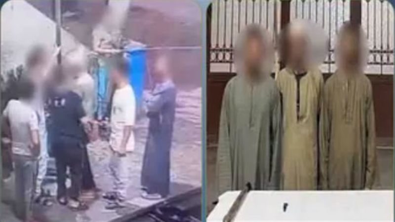 ضبط 3 أشخاص بالتعدى