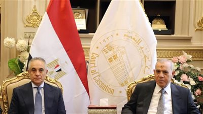 وزير العدل يهنئ رئيس محكمة النقض بتوليه رئاسة