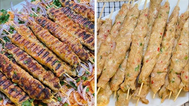 كفتة الفراخ المدخنة