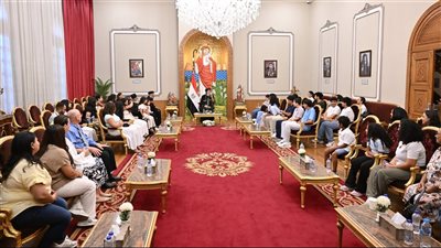  البابا تواضروس: الشباب يحملون رسالة المحبة والعطاء ويربطون بين أبناء الكنيسة في مصر والمهجر