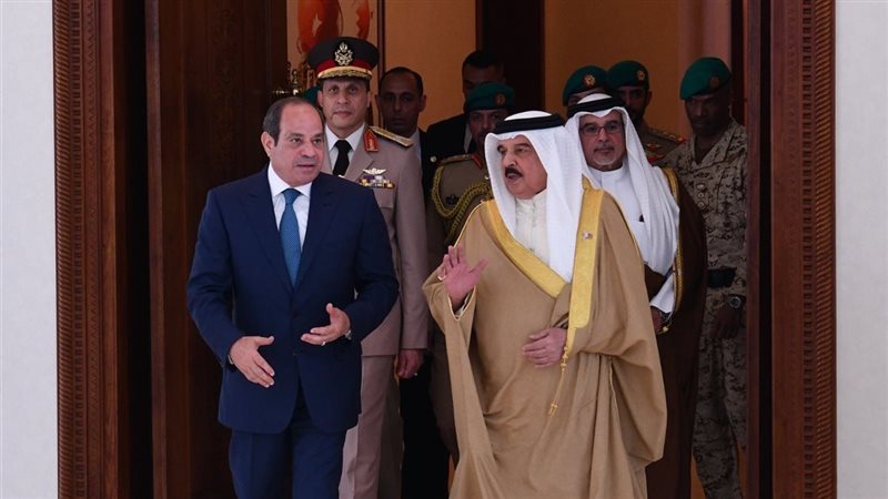 الرئيس السيسي وملك