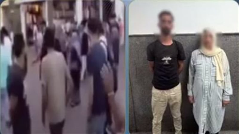 ضبط المتهمين بالتعدى