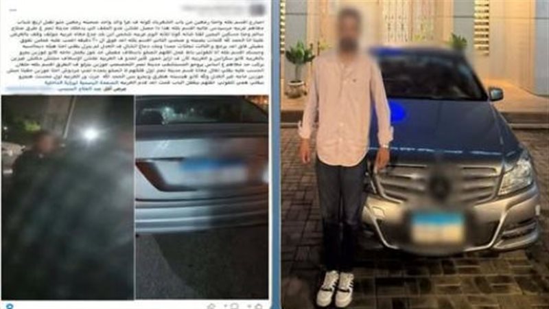 ضبط سائق صدم عاملًا