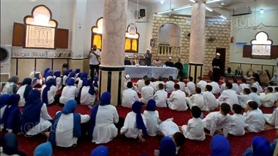 الأطفال يزينون المساجد في فعاليات مبادرة صحح مفاهيمك ببني سويف (صور)