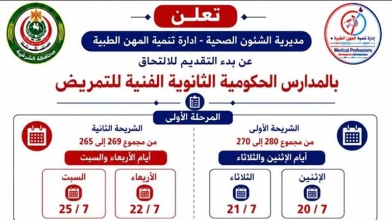 صحة الشرقية:اعلان
