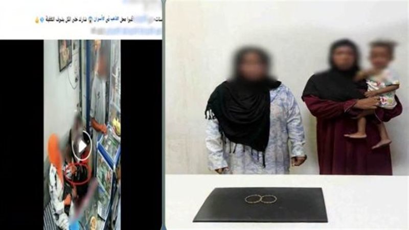 مشهد داخل محل ذهب