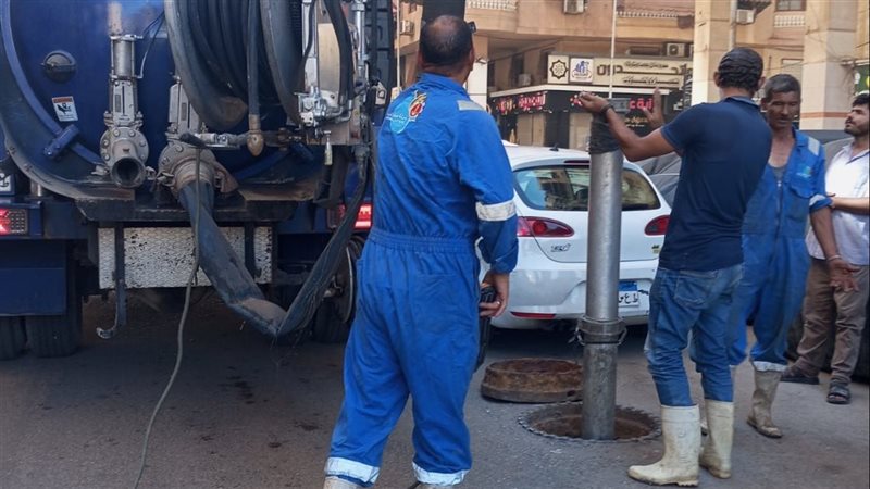 جانب من أعمال التطهير،