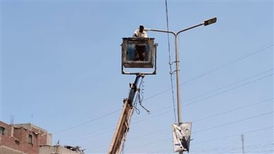 رفع كفاءة منظومة الإنارة العامة وإصلاح الأعطال بمراكز الشرقية 