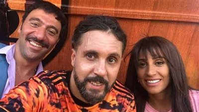 شاهد.. البوستر الرسمي لفيلم «حامل اللقب» بطولة دينا الشربيني وهشام ماجد