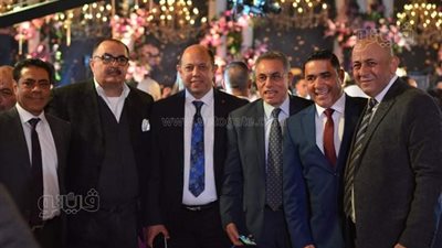 نجوم الرياضة والإعلام يشاركون شوقي غريب فرحة زفاف ابنته| فيديو وصور