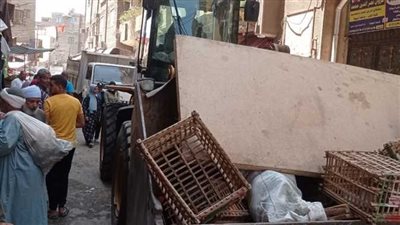 رفع 83 حالة إشغال خلال حملة مكبرة بالجيزة 