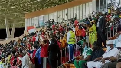 «الكل فرحان».. شاهد رد فعل الجمهور المصري والكاميروني بهدف محمد صلاح في غينيا