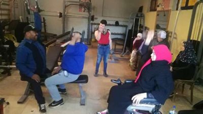 استمرار فعاليات تدريب الرياضيين من أعضاء المشروع القومي لذوي الهمم بالشرقية 