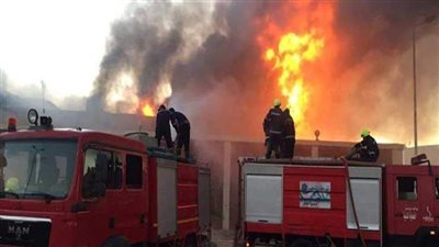 التحقيق في حريق مصنع فحم بالمنطقة الصناعية في 6 أكتوبر