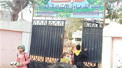 وسط أجواء شديدة البرودة.. لحظة دخول طلاب رابعة ابتدائي لأداء امتحان الدراسات فى الدقهلية | فيديو 