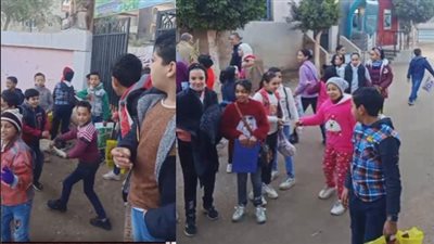 قبل امتحان الدراسات.. طلاب رابعة ابتدائي يرقصون على أغاني المهرجانات | فيديو