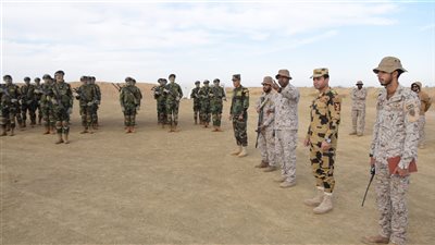 استمرار فعاليات التدريب المصري السعودي المشترك 