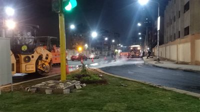 تفاصيل المرحلة الأخيرة لأعمال رصف شارع المدبح بجنوب الجيزة | فيديو