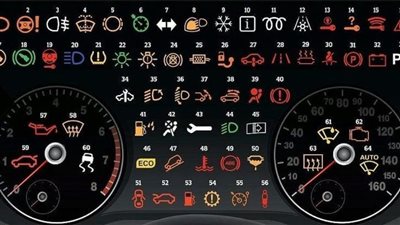 أسباب إضاءة لمبات التحذير بسيارتك | صور 