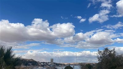 قبل غروب الشمس.. الغيوم تحول أسوان لمدينة أوروبية | فيديو صور