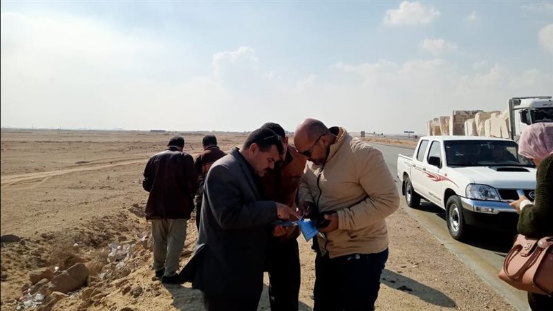 حملة إزالات في الواسطى
