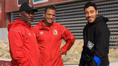 سبب تواجد اكرم توفيق فى مران الاهلي