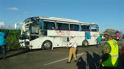 مصرع وإصابة 17 شخصا في تحطم حافلة سياحية بالدومينيكان