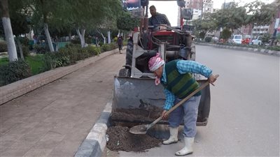 رفع 180 طن قمامة من الشوارع والميادين في الدقهلية