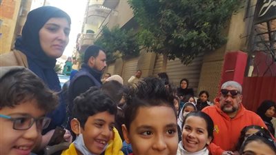 فرحة طلاب رابعة ابتدائي في الدقهلية لسهولة امتحان اللغة الإنجليزية | صور