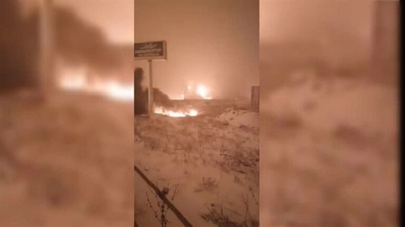 انفجار خط نفط كهرمان