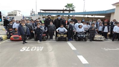 مديرية أمن البحيرة تنظم زيارة لطلبة إحدى المدارس لبعض الجهات الشرطية 