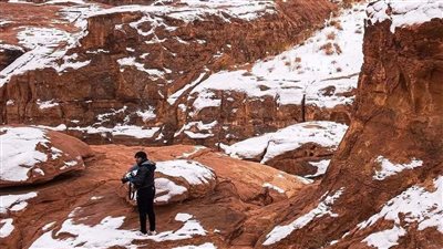 السعودية تسجل أدنى درجة حرارة منذ 30 عاما| فيديو