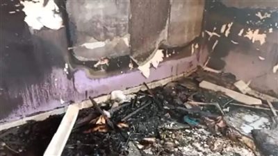 بسبب دفاية.. معاينة حريق شقة سكنية بالتجمع 