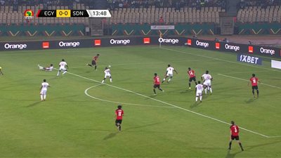 التعادل السلبي يسيطر على مباراة مصر والسودان بعد 30 دقيقة