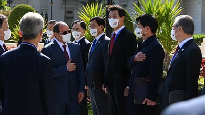 السيسي يؤكد دعم مصر الدائم لكافة الآليات التي تضمن أمن واستقرار شبه الجزيرة الكورية