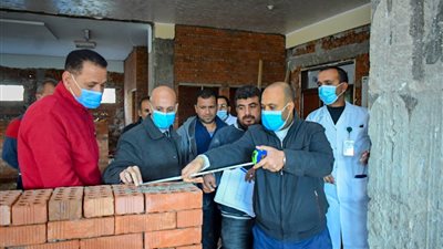 مسعود يتابع مبنى وحدة الأورام والغسيل الكلوي بالسعديين في الشرقية