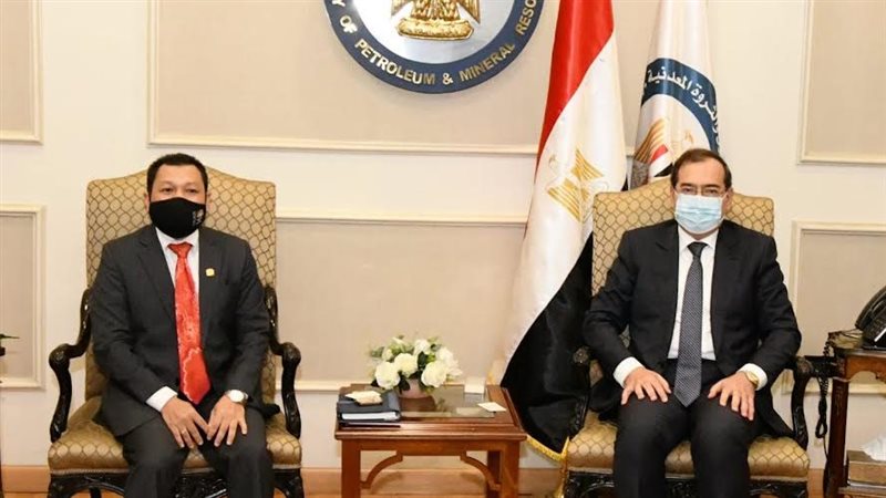 وزير البترول يستقبل