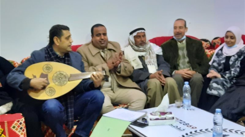 جانب من الأمسية البدوية