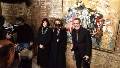 افتتاح معرض الفنانة التشكيلية ريهام العدل بحضور نجوم المجتمع | صور