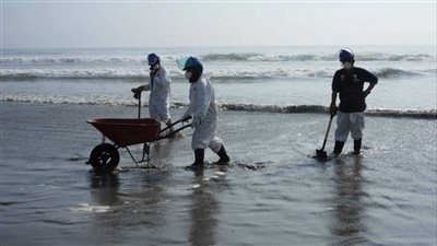 ريبسول: إزالة التسرب النفطي على ساحل بيرو سيستغرق وقتًا حتى نهاية فبراير 