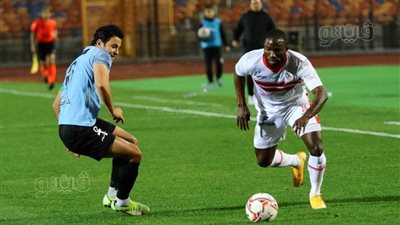 هشام عادل يتقدم بالهدف الأول لغزل المحلة في مرمى الزمالك