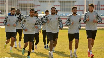 تدريبات تأهيلية وبدنية للاعبي الزمالك 