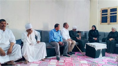 رئيسا مركزي أبشواي وسنورس بالفيوم يعزيان أسر ضحايا حادث الرياض 
