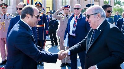 الرئيس الجزائري: نحن مع مصر بخندق واحد وهناك دويلة عربية لا يأتي منها إلا الخراب  