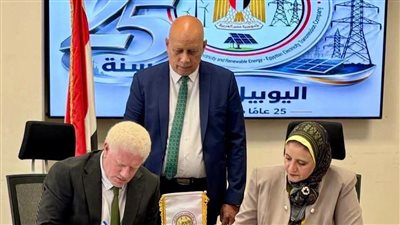 نقل الكهرباء توقع عقد إنشاء خطوط هوائية لربط محطة محولات كيميت السخنة بالشبكة القومية