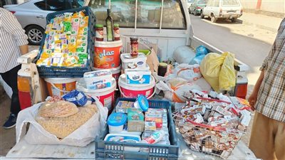 ضبط مخصبات زراعية وسلع غذائية فاسدة في حملة تموينية بالفيوم 